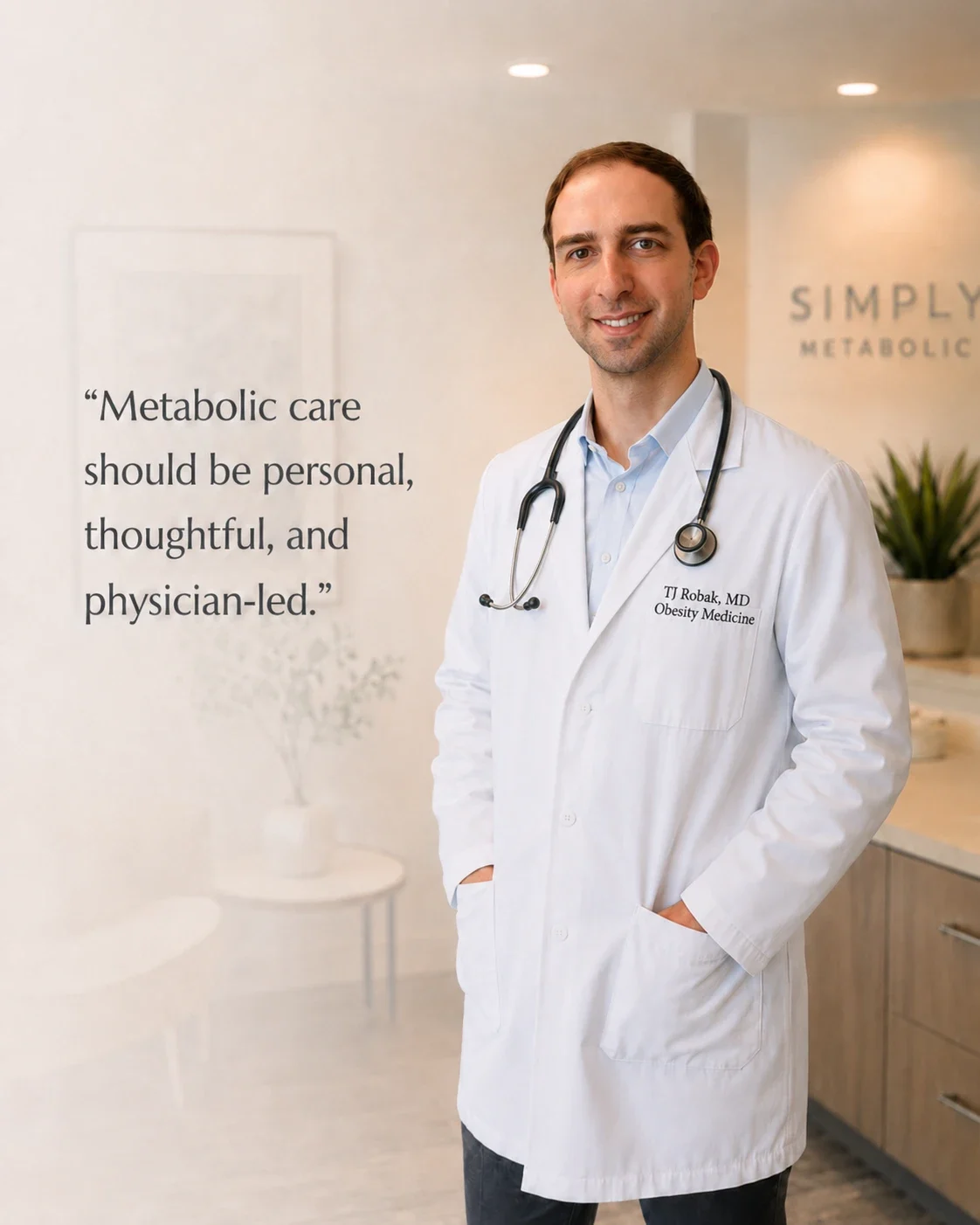 Dr. Theodore Robak in his office